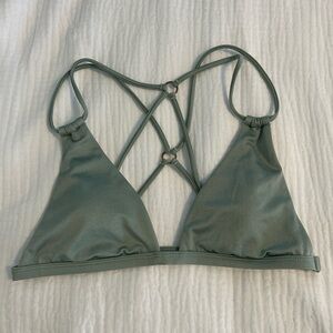 PacSun Strappy Green Bikini Top